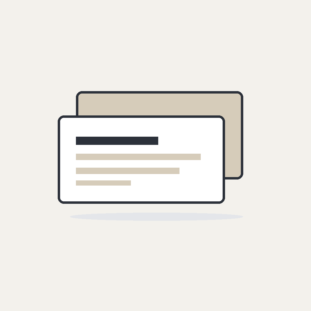 Rounded Corner Visiting Card