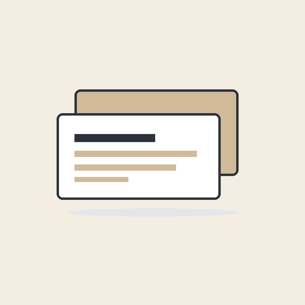 Kraft Paper Visiting Card