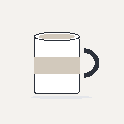 [PI-MUG-CONE] Conical Ceramic Mug